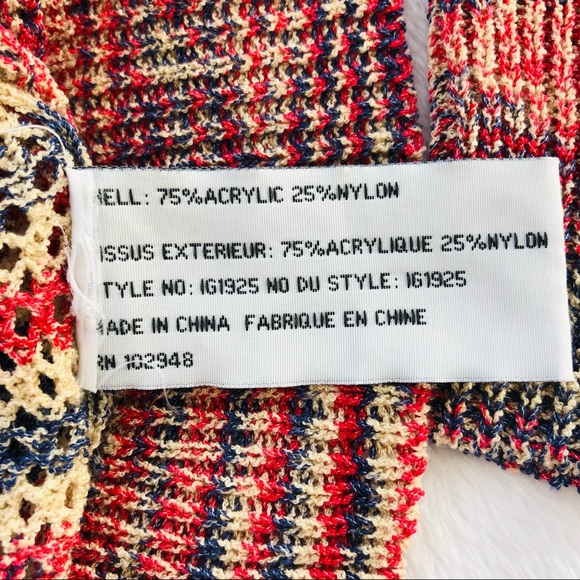 Tulle, Colorful Breezy Sweater, Size Small - Picture 6 of 12